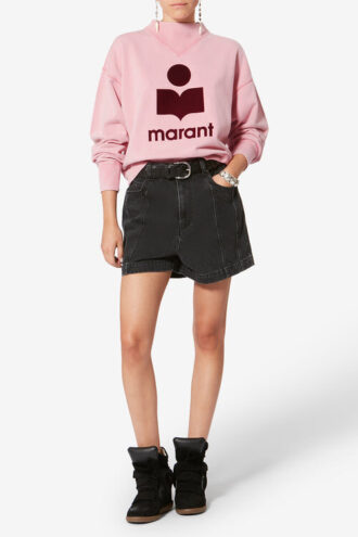 Moby Baumwoll-Sweatshirt mit Logo