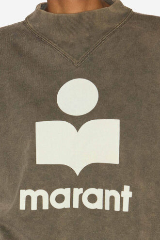 Moby Baumwoll-Sweatshirt mit Logo