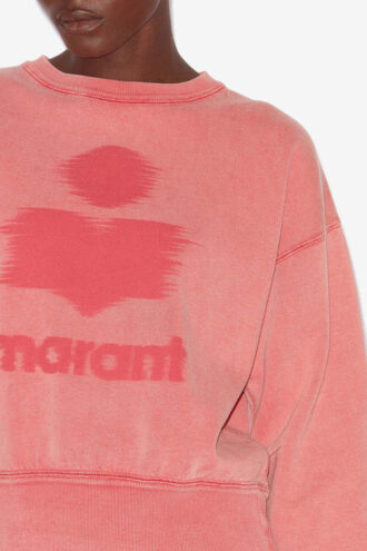 Mobyli Baumwoll-Sweatshirt mit Logo