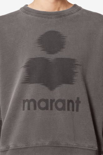 Mobyli Baumwoll-Sweatshirt mit Logo