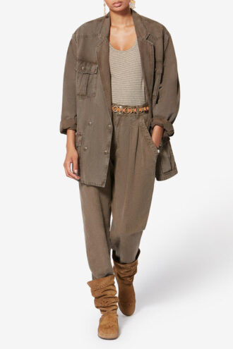 Nevala Jacke aus Baumwolle und Leinen
