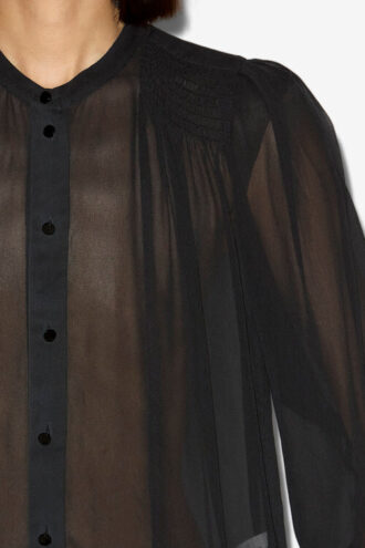 Noeline Bedruckte Crêpe-Bluse