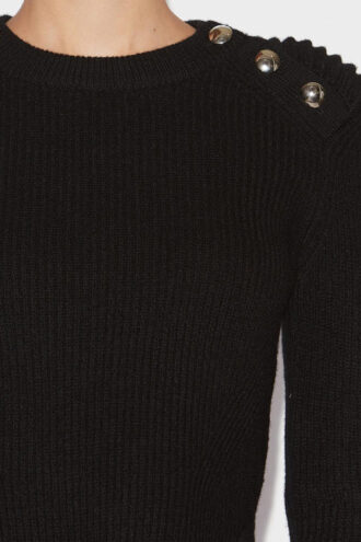 Nust Gerippter Merinowollpullover