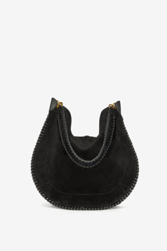 Oskan Hobo Folk geflochtene Tasche aus Kalbswildleder