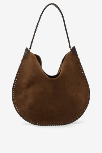 Oskan Hobo Soft Tasche aus geflochtenem Kalbswildleder