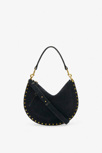 Oskan Hobo Soft Zip Handtasche aus geflochtenem Kalbswildleder
