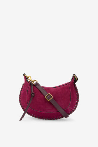 Oskan Moon Schultertasche aus Kalbswildleder