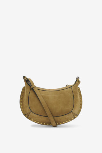 Oskan Moon Schultertasche aus Kalbswildleder