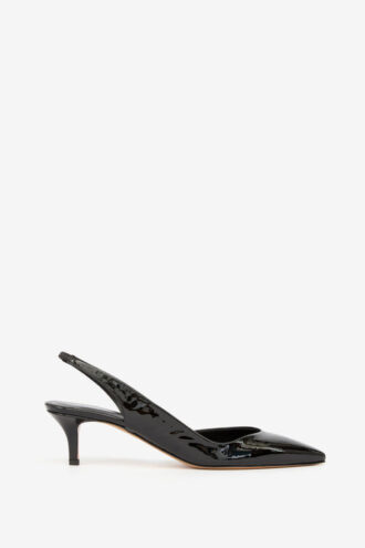 Padim Pumps mit hohem Absatz und Slingback aus Lackleder