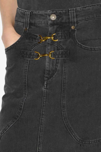 Pavina Jeansrock mit Karabinerhaken