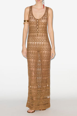 Pernille Long Feines Häkelkleid