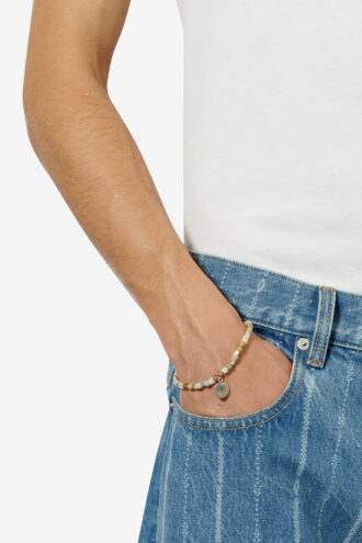 Pierce-Armband aus Naturstein