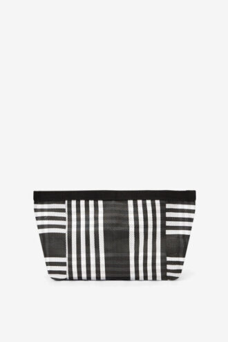 Powden Gestreifte Nylon-Clutch