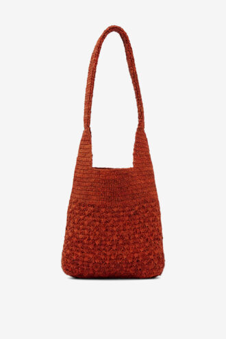 Praia Kleine Raffiabasttasche