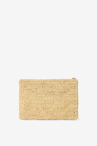 Praia Raffia-Clutch