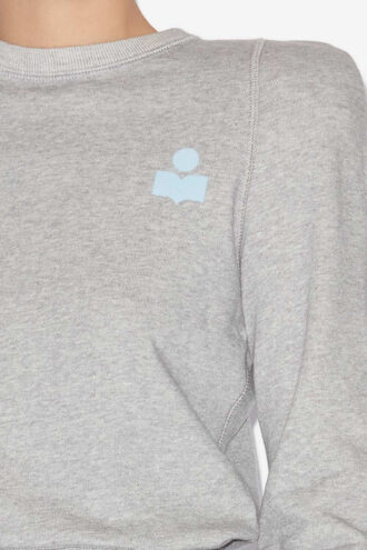 Prissa Baumwoll-Sweatshirt mit strukturierten Schultern