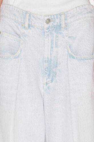 Rachelle Plissierte, locker sitzende Jeans