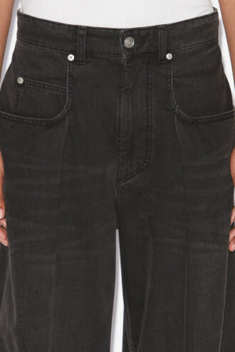 Rachelle Plissierte, locker sitzende Jeans