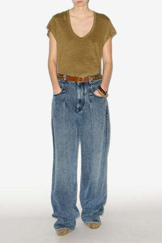 Rodayna Plissee-Jeans
