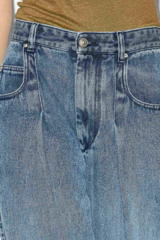 Rodayna Plissee-Jeans