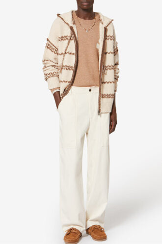 Rolian Melierte Wollstrickjacke